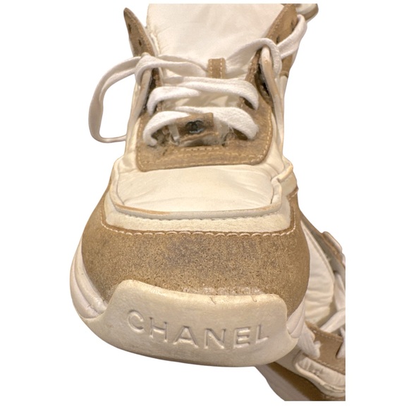 CHANEL sneakers women’s size 38 USA size is 7.5 made in Italy - Picture 9 of 15